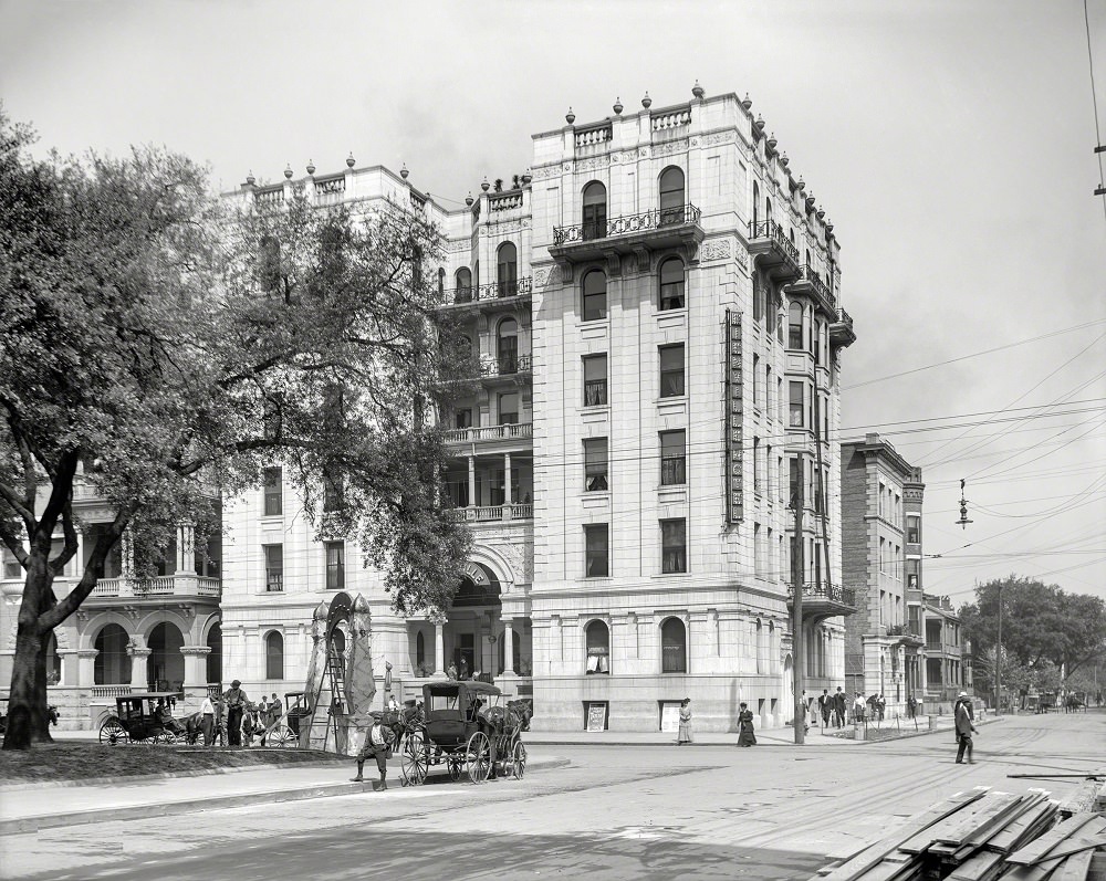 Bienville Hotel, Bienville Square, Mobile, Alabama, circa 1910