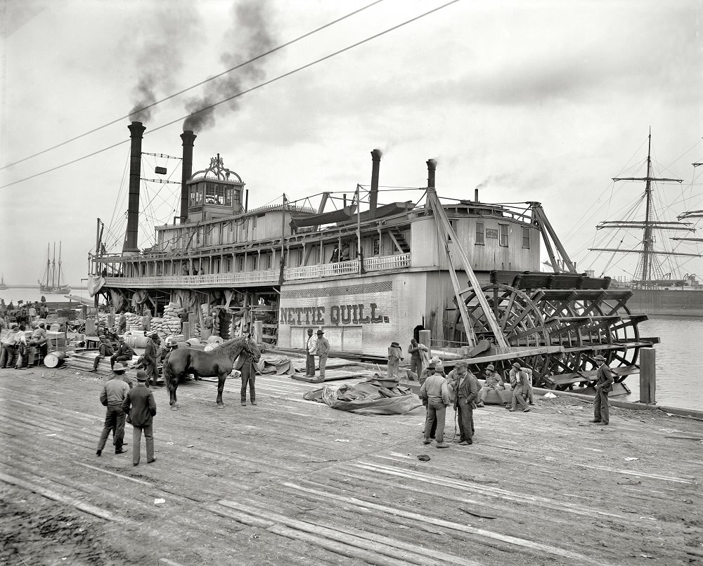 River packet Nettie Quill, Mobile, Alabama, 1906