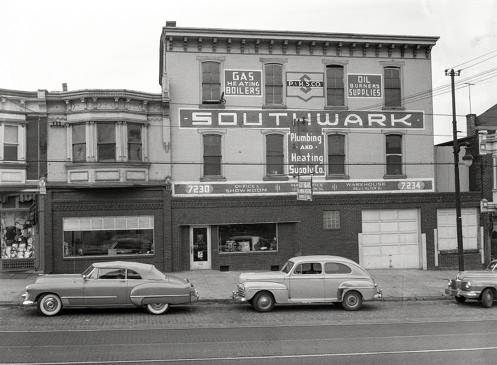 Southwark Plumbing & Heating Supply, Philadelphia, 1949
