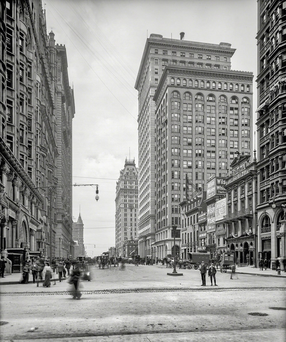 South Broad Street from City Hall, Philadelphia circa 1905