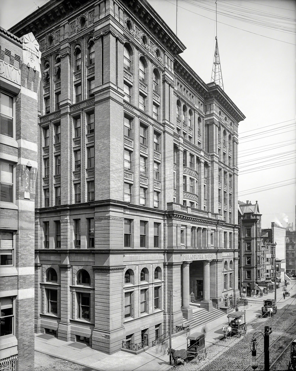 The Philadelphia Bourse, Fourth and Ranstead street, 1904