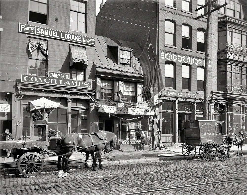 Betsy Ross House, Philadelphia, 1900