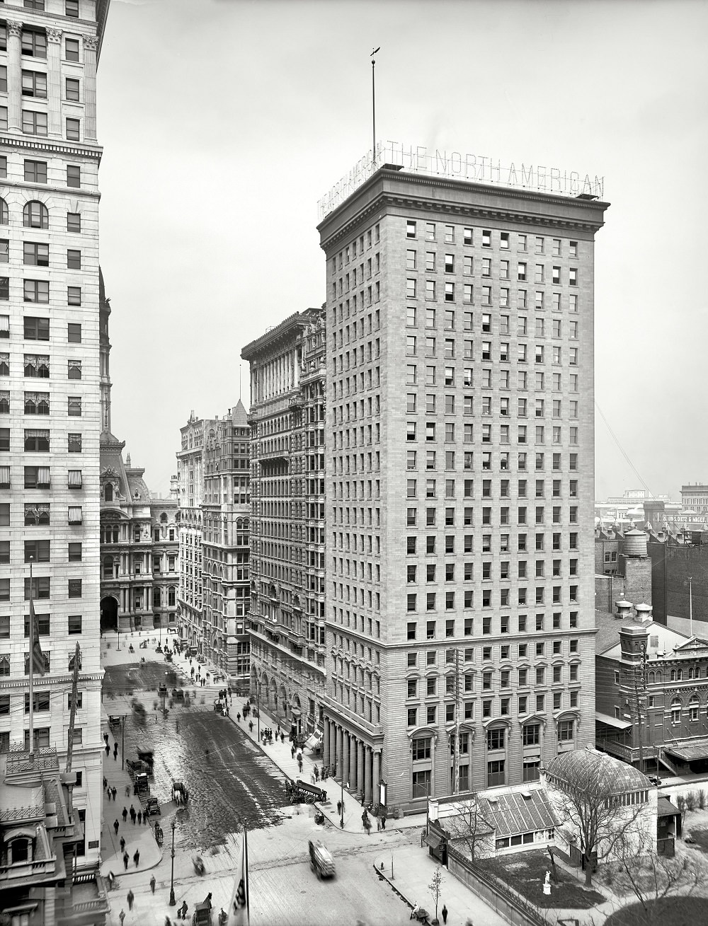 North American, Real Estate Trust, City Hall and Land Title Building, Philadelphia circa 1905