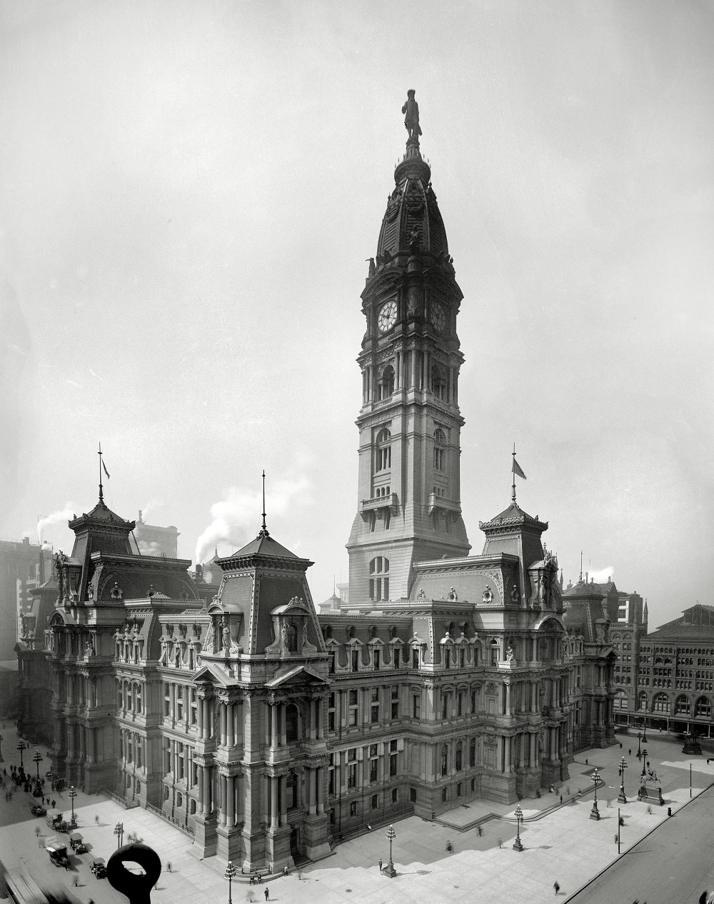 1912 City Hall in PHILADELPHIA Photo 