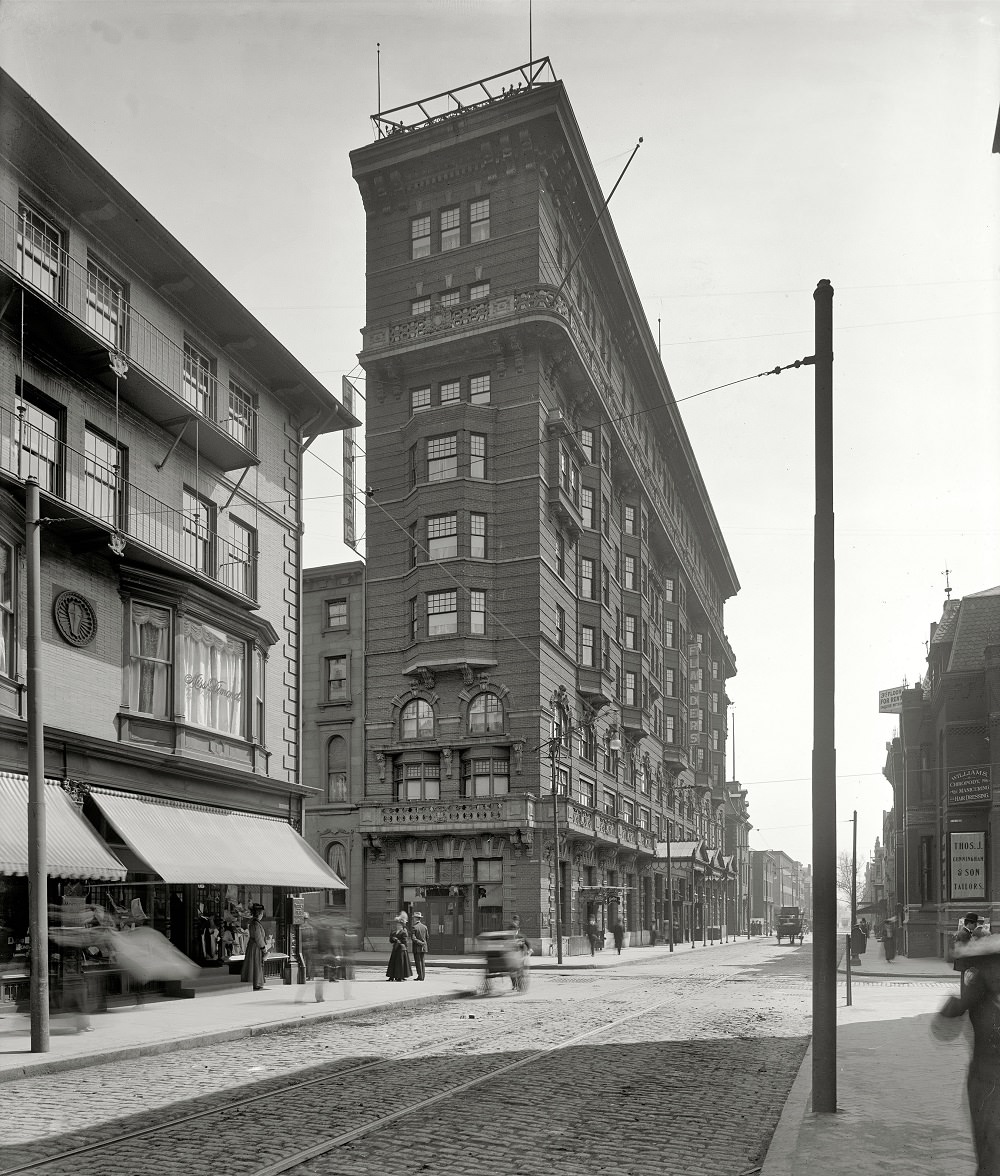 Hotel Flanders, Philadelphia, Pennsylvania, circa 1905