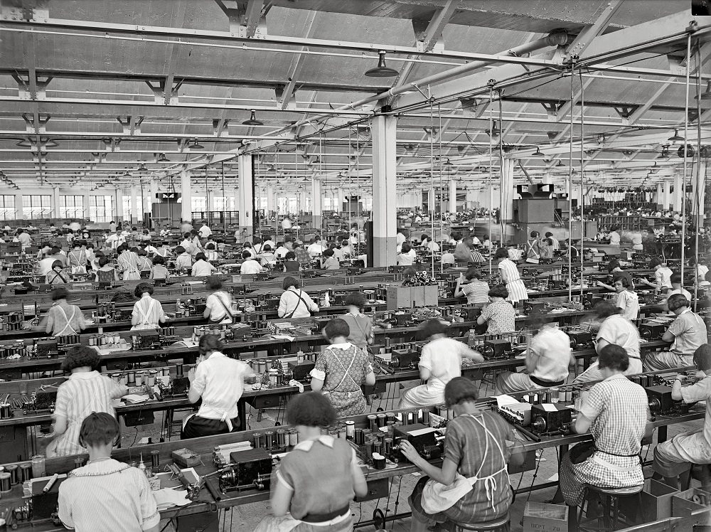 Atwater Kent radio factory, Philadelphia, 1925