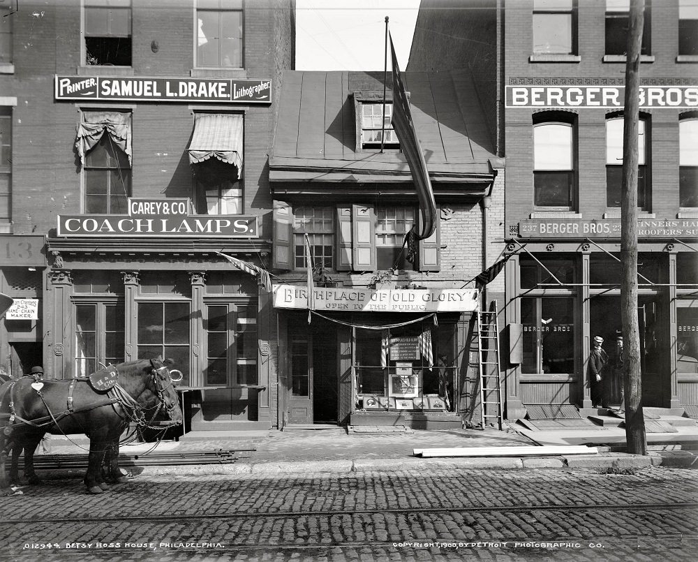 Betsy Ross house, Philadelphia, 1900