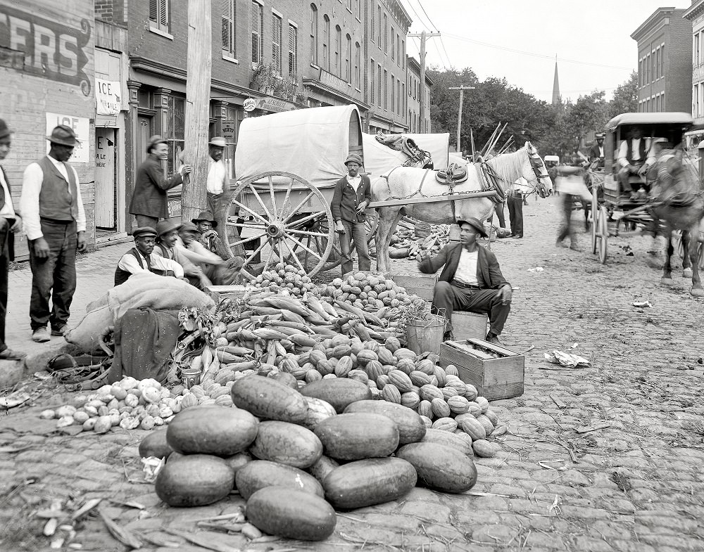 Sixth Street Market, Richmond, Virginia, circa 1908