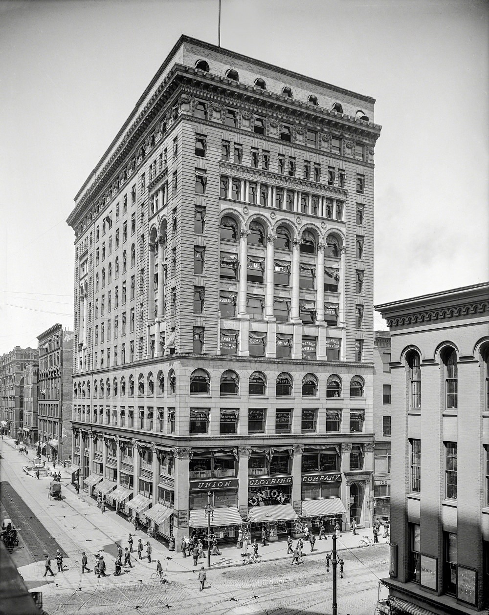 Granite Building, Main Street & St. Paul, Rochester, New York, circa 1905