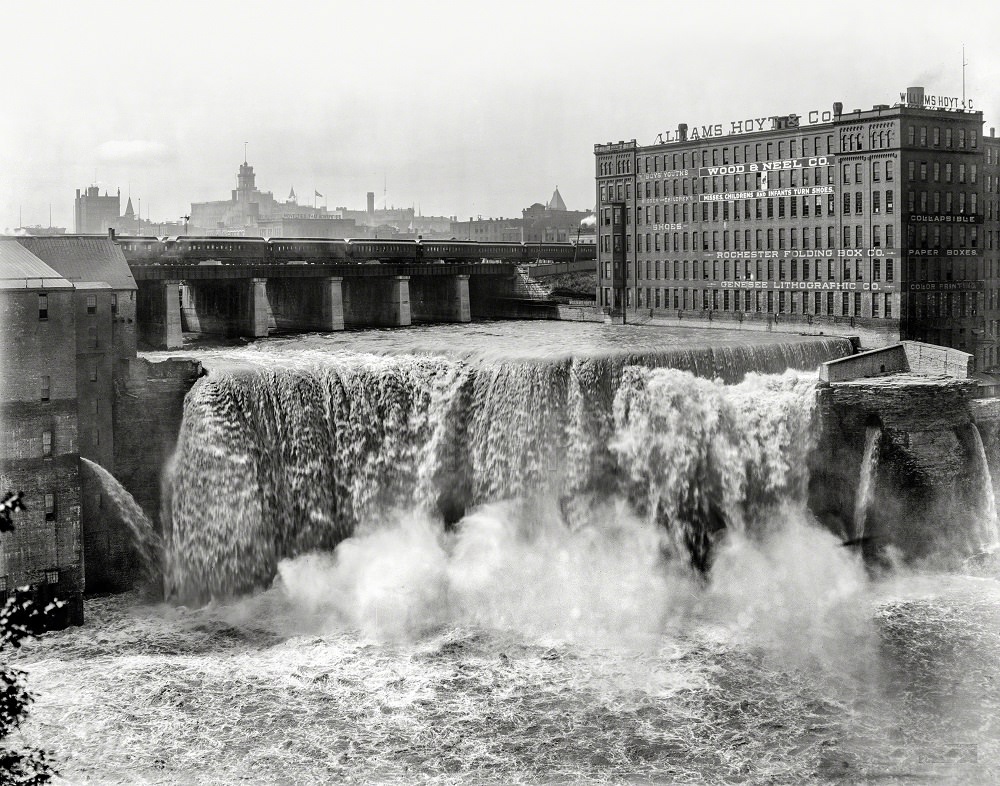 Upper Genesee Falls, Rochester, N.Y, 1905
