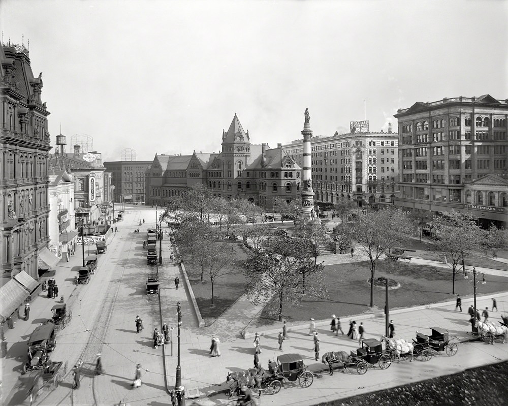 Lafayette Square, Buffalo, New York, circa 1911