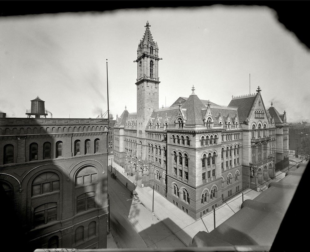 Post Office, Ellicott Street, Buffalo, New York, circa 1910