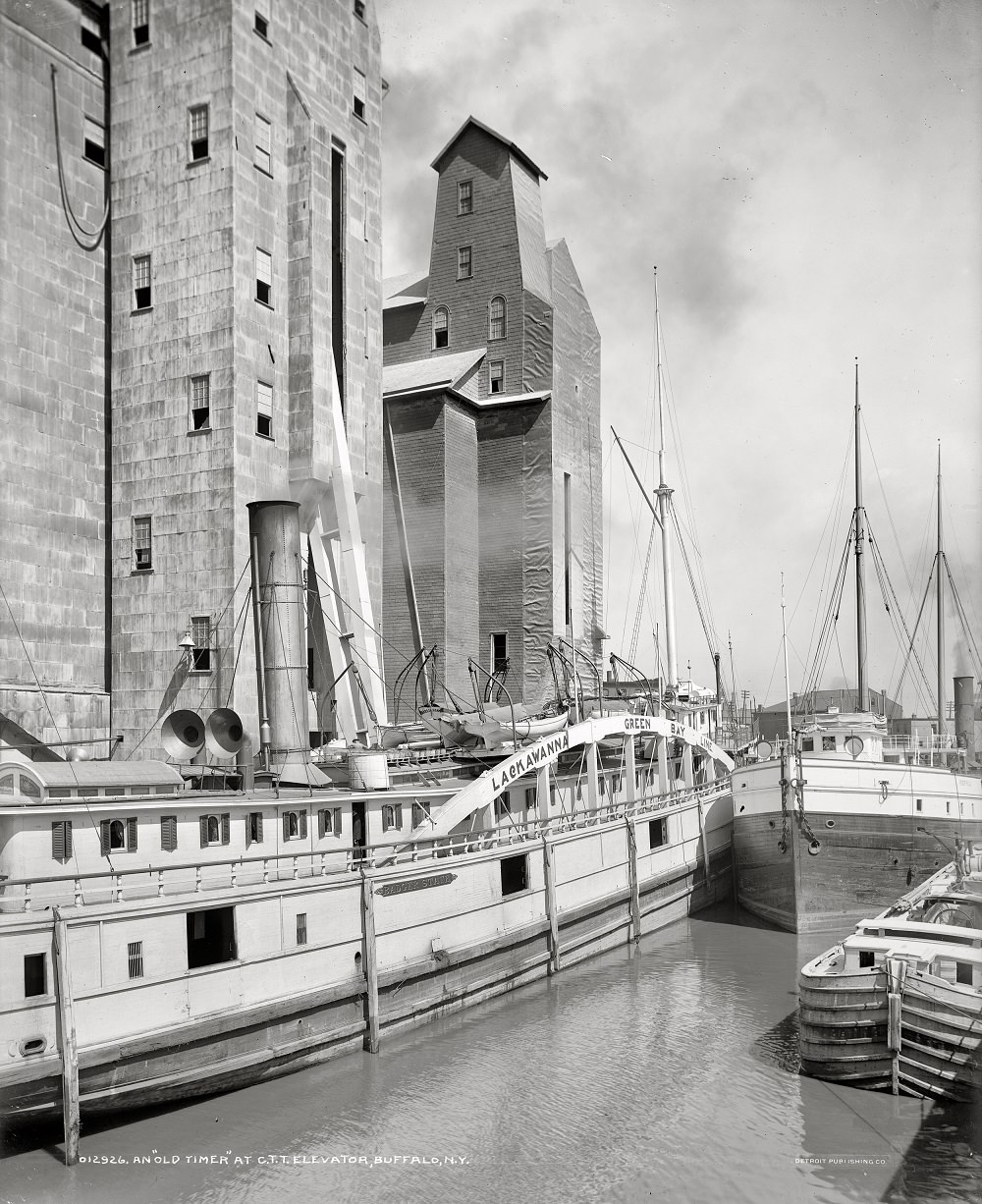 An old-timer at C.T.T. elevator, Buffalo, N.Y., circa 1900