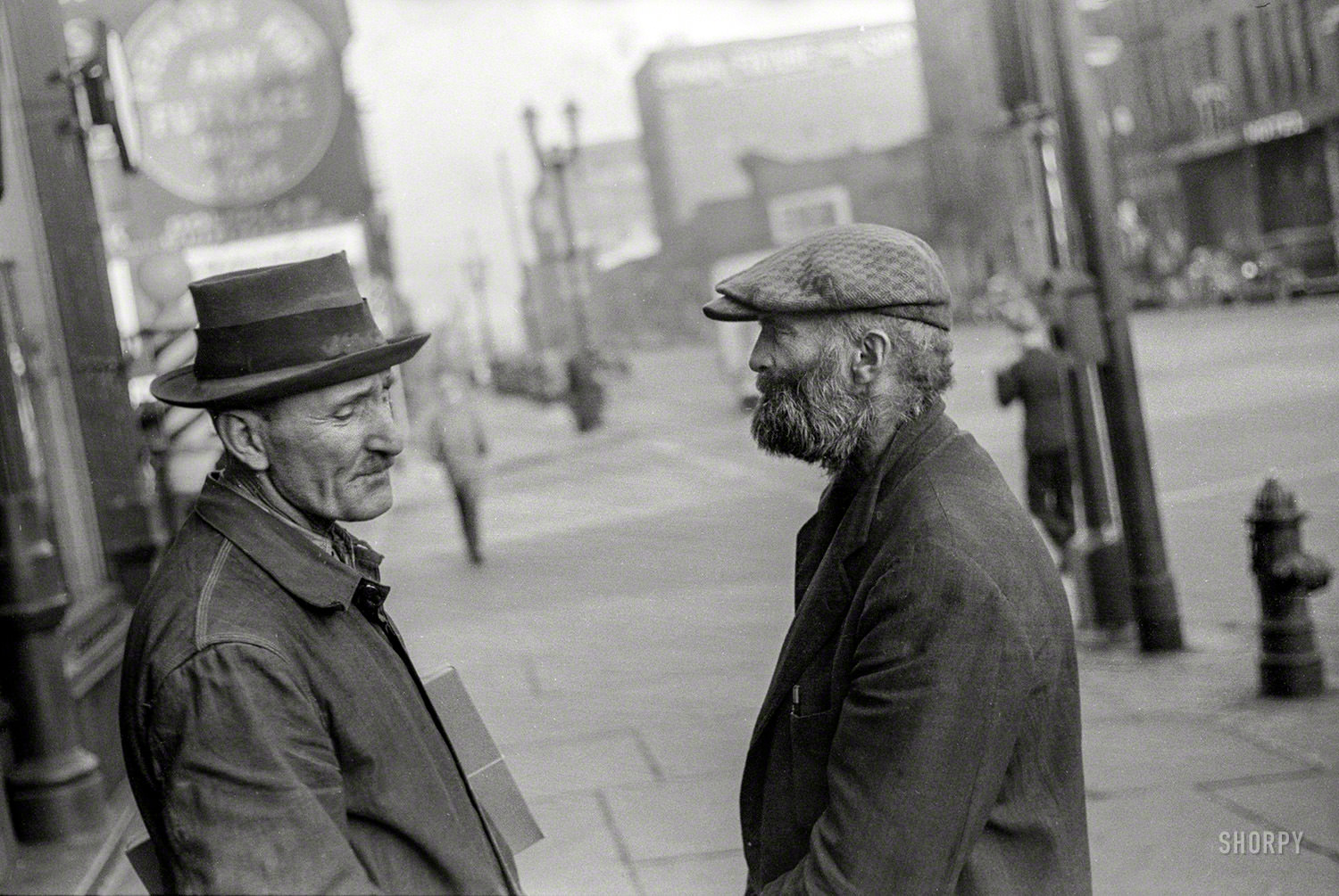 Lower Douglas Street, Omaha, November 1938