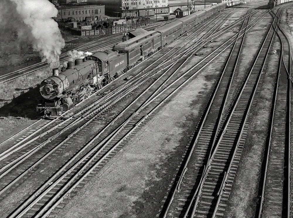 Union Pacific yards, Omaha, Nebraska, November 1938