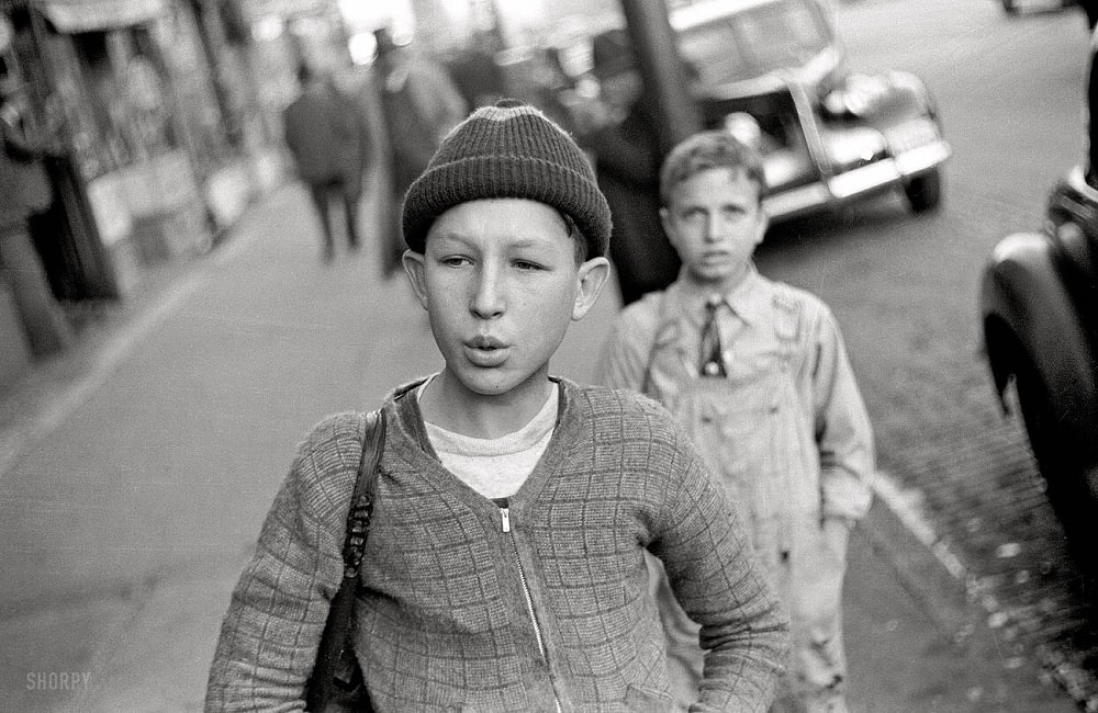 Lower Douglas Street, Omaha, Nebraska, November 1938