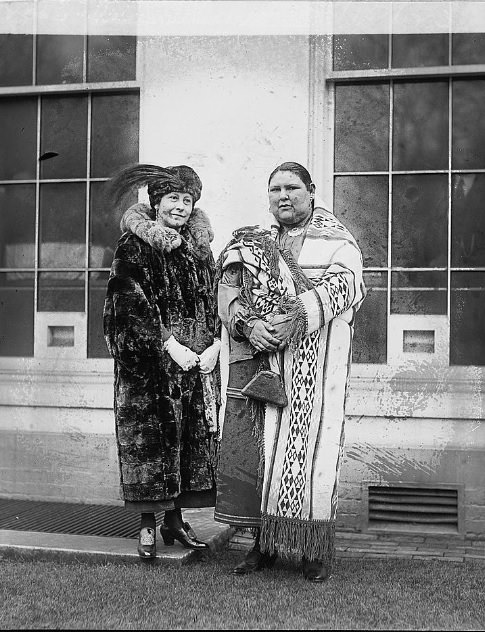 A pair of Osage women in 1921.