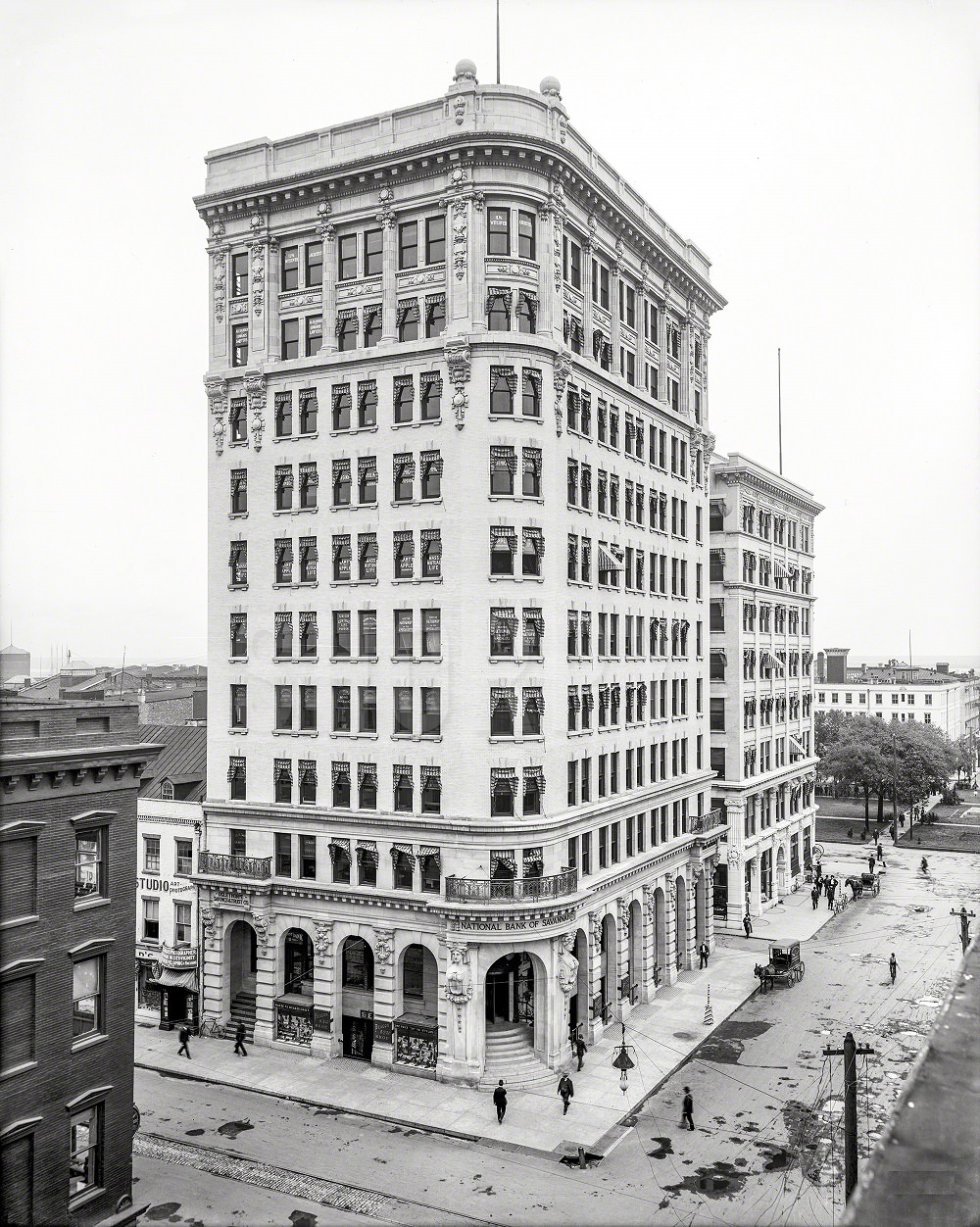 National Bank of Savannah, Bull Street, 1907