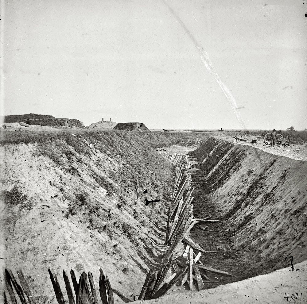 View of Fort McAllister on the Ogeechee River, Savannah, 1864