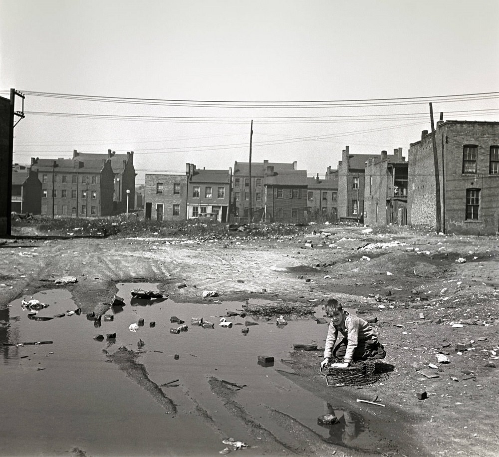 Children's playground, St. Louis, March 1936