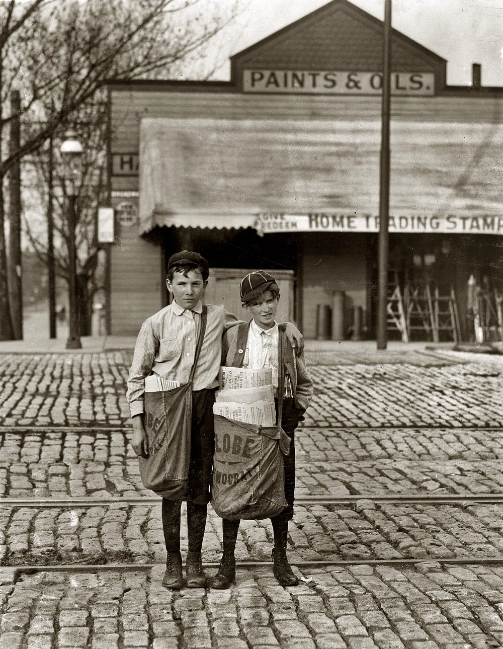 The boy on the right, nicknamed Turk, St. Louis, May 1910