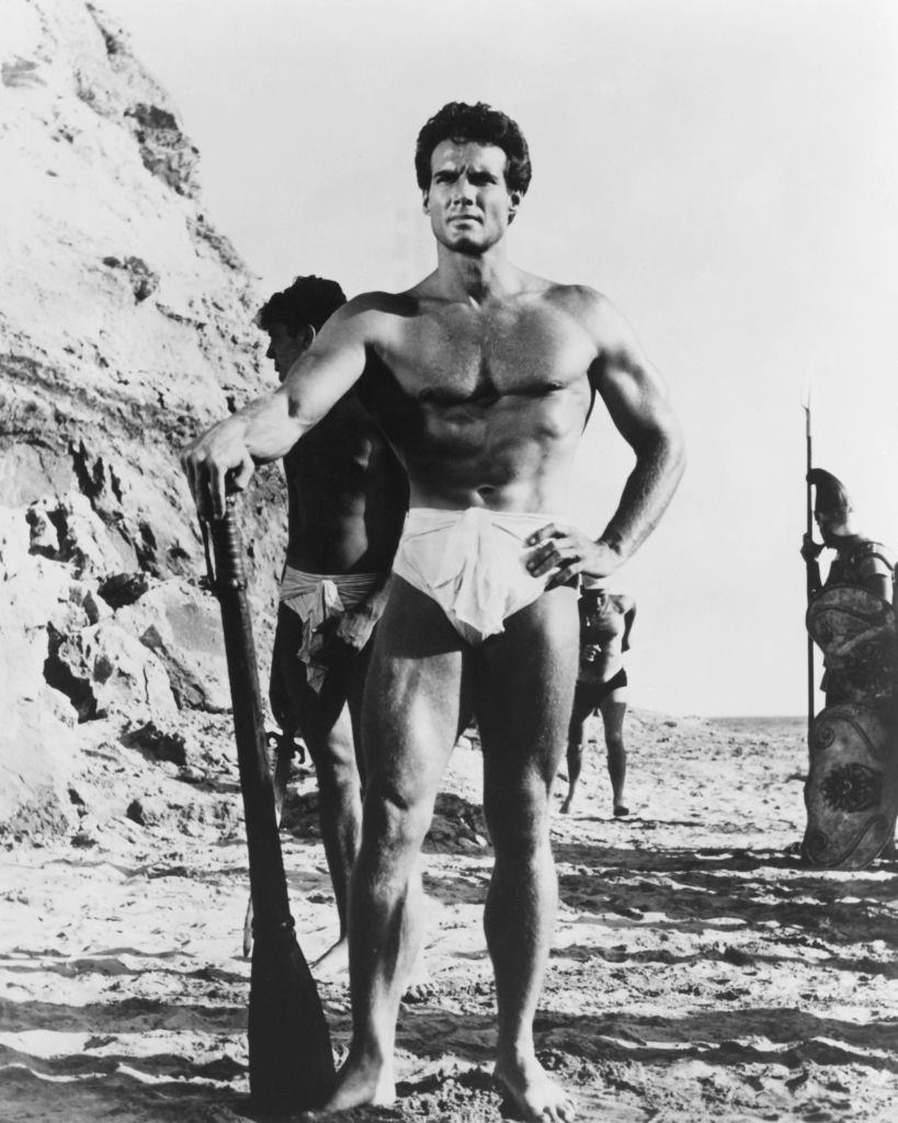 Steve Reeves as Phillipides in the film 'The Giant of Marathon', 1959