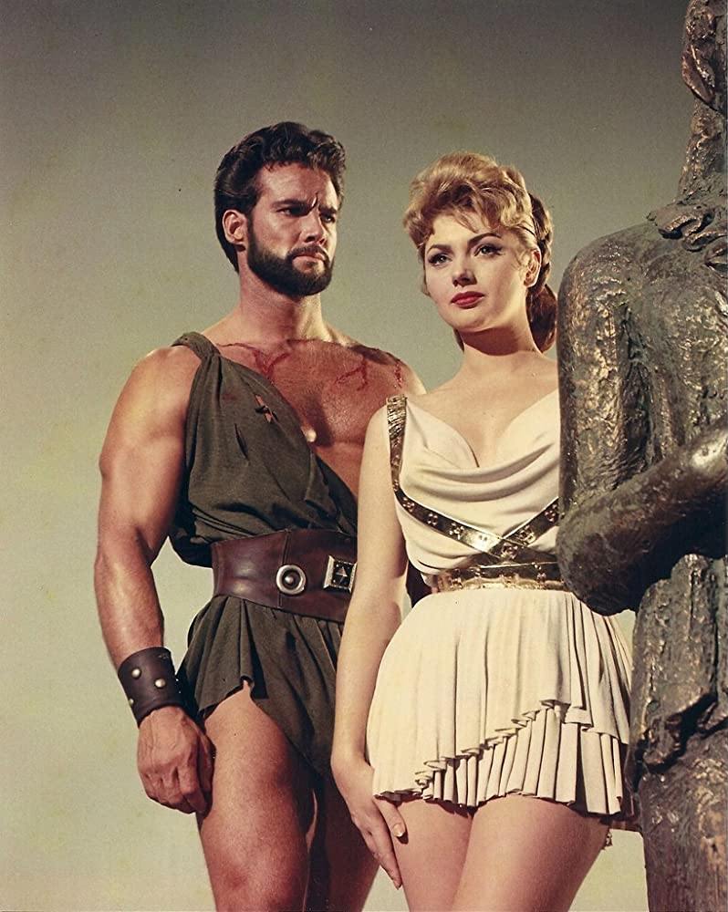 Sylva Koscina and Steve Reeves in Le fatiche di Ercole, 1958
