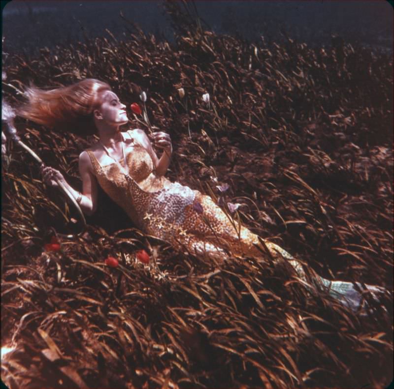 Sunbathing underwater