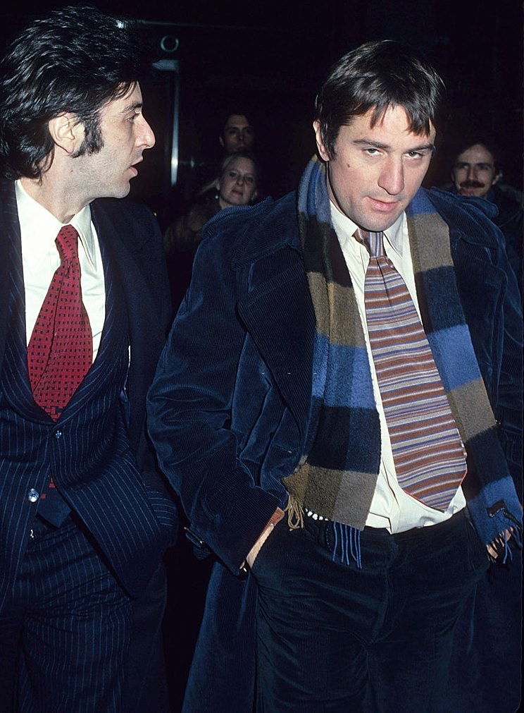 Al Pacino with Robert De Niro at the Manhattan in New York City