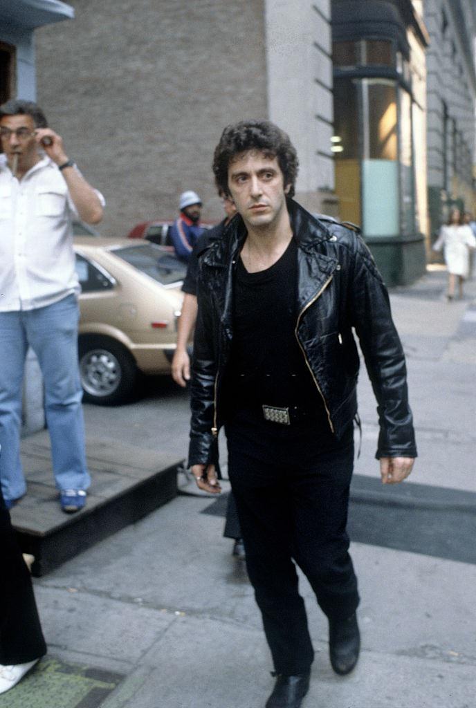 Al Pacino during filming "Cruising" circa 1980 in New York City