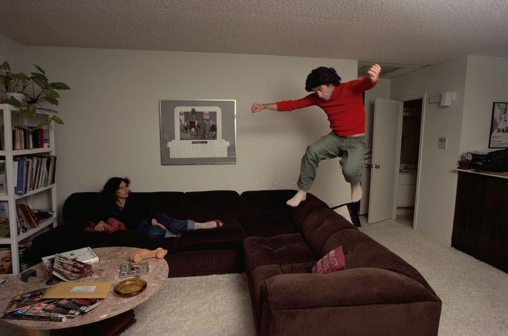 John Travolta Jumping Over Couch