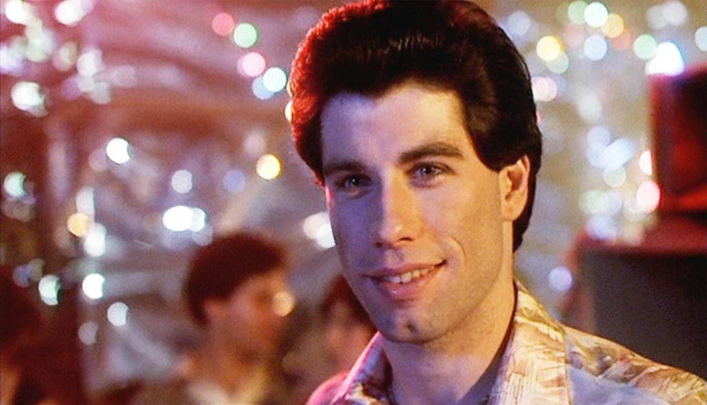 John Travolta during the premier of "Saturday Night Fever", 1977