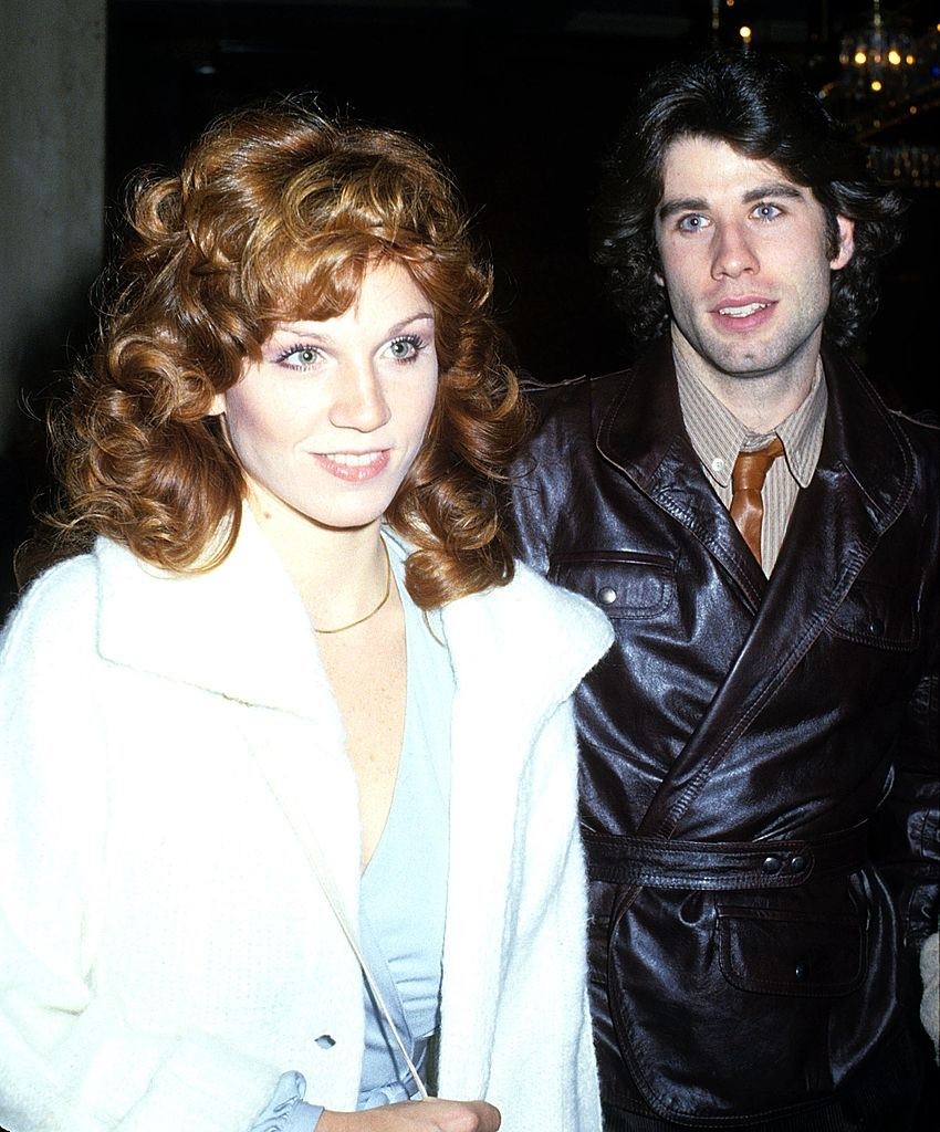 John Travolta with Marilu Henner during John Travolta Sighting in London, 1978