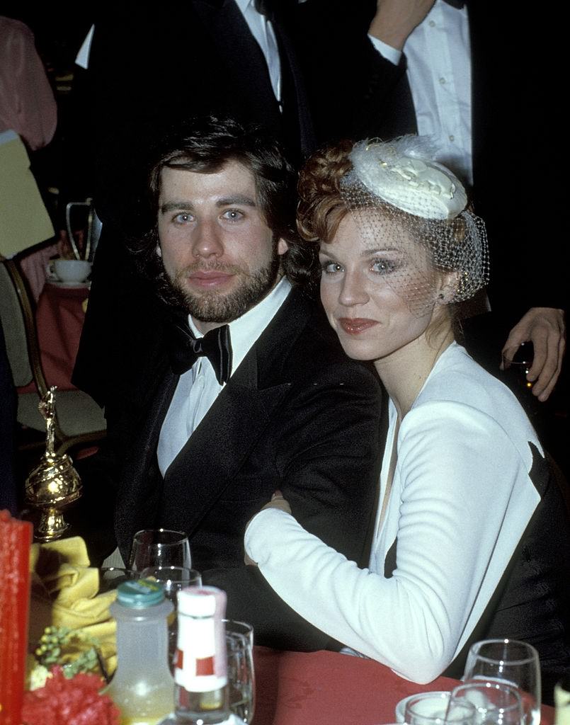 John Travolta and Marilu Henner during 36th Annual Golden Globe Awards at Beverly Hilton Hotel in Beverly Hills, California, 1979