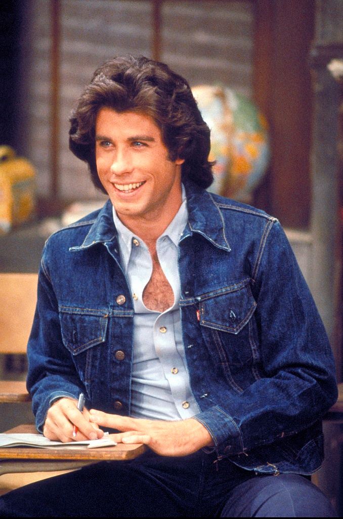 John Travolta at Welcome Back Kotter, 1976