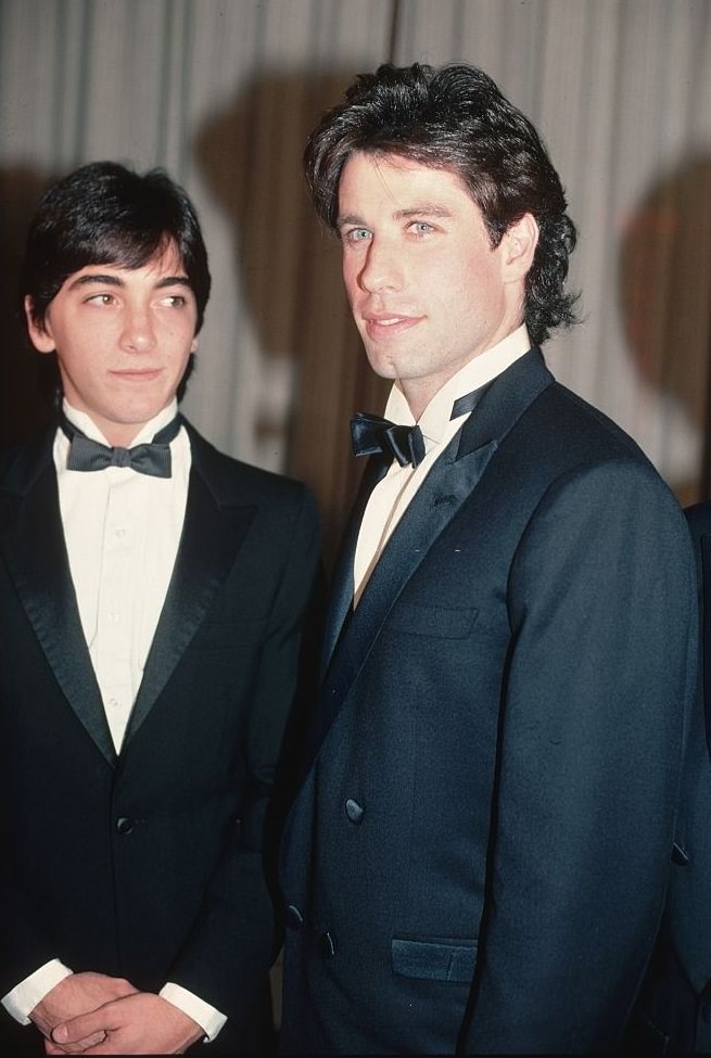 John Travolta with Scott Baio