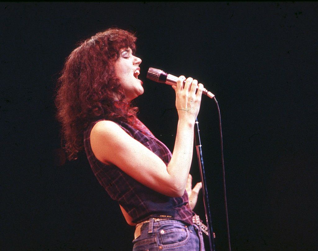 Linda Ronstadt in full swing, 1970s