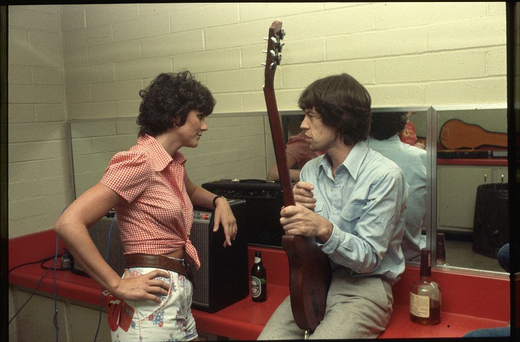 Linda Ronstadt with Mick Jagger