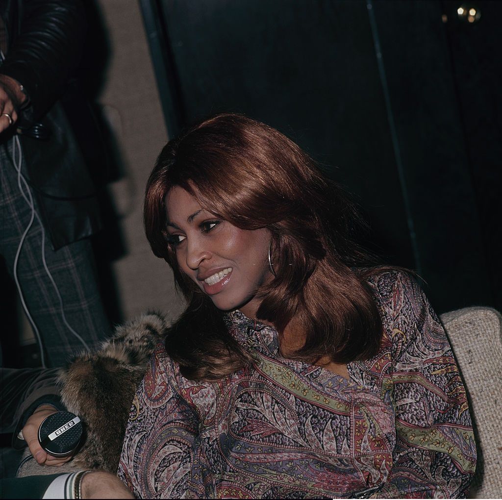 Tina Turner during an interview in UK, Octoer 1975