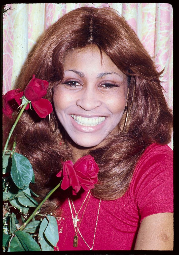 Tina Turner with Roses