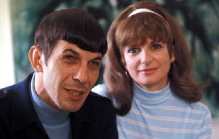 Leonard Nimoy and Sanda Zober