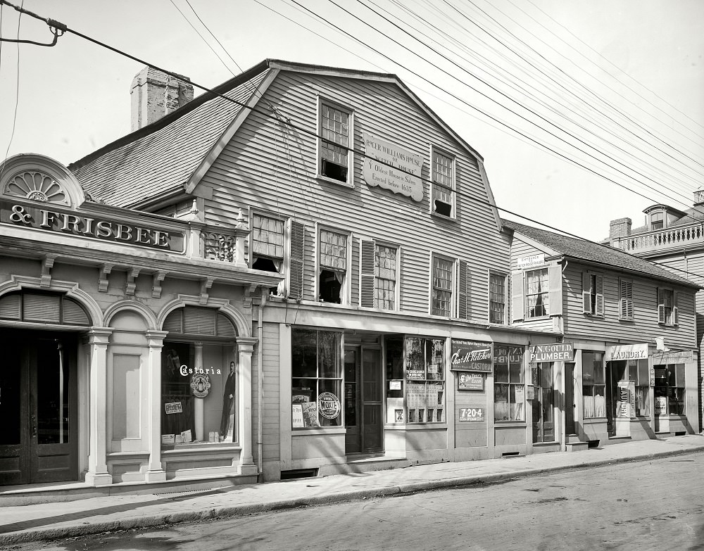 Frisbee Moxie Witch House, Salem, 1906