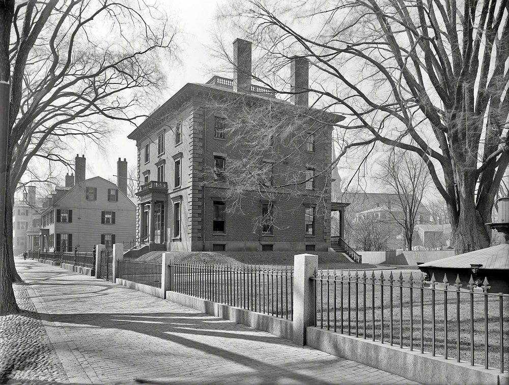Bertram-Waters House (Salem Public Library), 370 Essex Street, Salem, Massachusetts, 1910