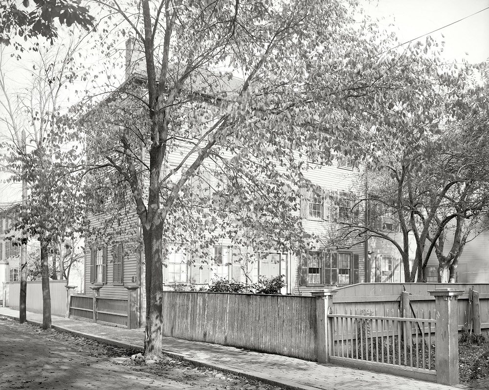 Nathaniel Hawthorne house, Salem, Massachusetts, circa 1906