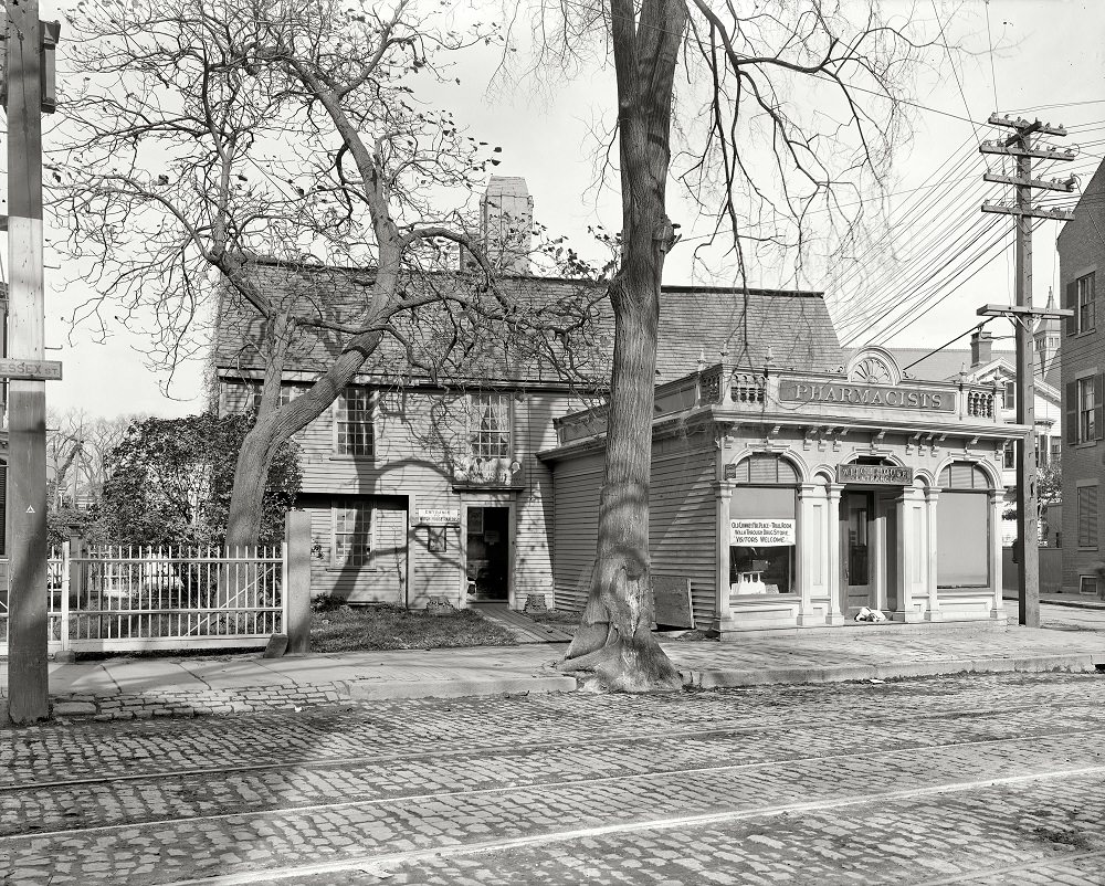 The Old Witch House, Salem, Massachusetts, circa 1906