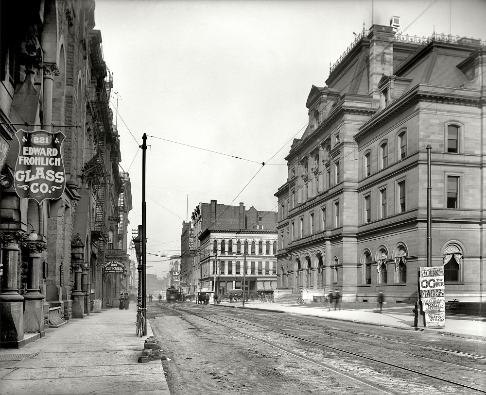 Post Office on St. Clair Street, Toledo, 1905