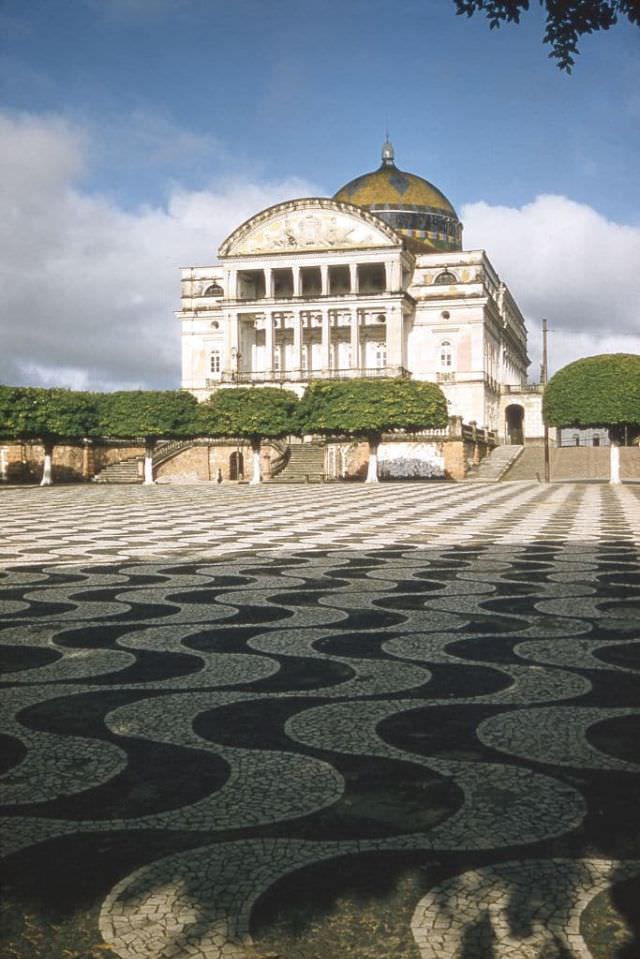 Opera house built in 1896 in Manaus in the Amazon valley, Brazil, 1957