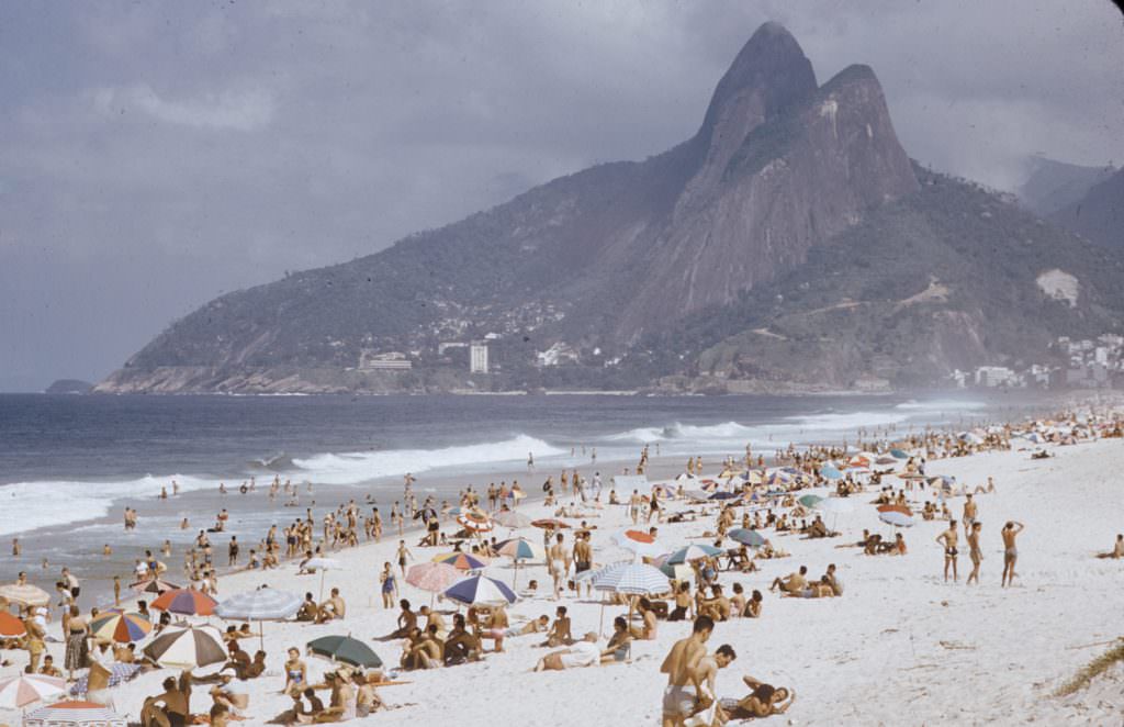 Rio beach, 1957