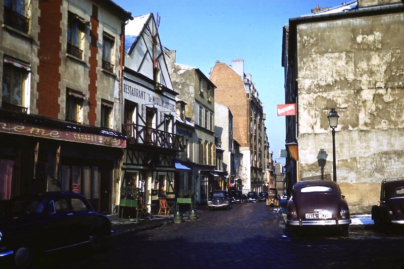 Place du Tertre - Montmartre, Feb. 3, 1954