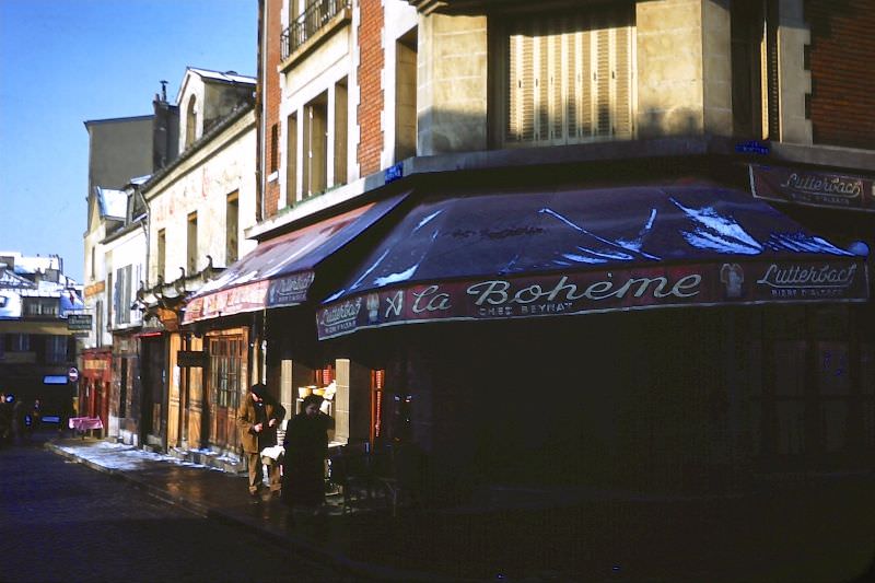 Place du Tertre - Montmartre, Feb. 3, 1954